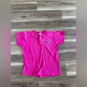 Disney Wear vintage women’s short sleeve pink t shirt size large